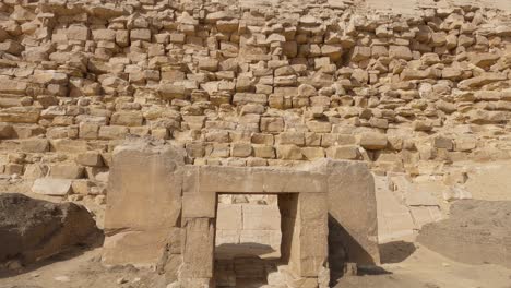 Tilt-Up-From-Limestone-Structure-At-Footsteps-Of-Bent-Pyramid-At-Royal-Necropolis-Of-Dahshur-near-Cairo