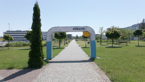 EkoPark-Uniwersytetu-Gdańskiego---University-of-Gdansk-Ecopark-On-A-Sunny-Day-In-Poland