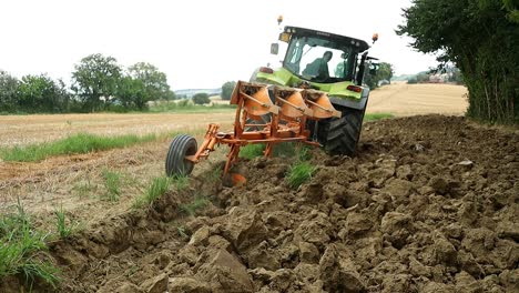 Trenching-earthwork-excavation-using-furrow-plow-tool-at-Macerata-Italy