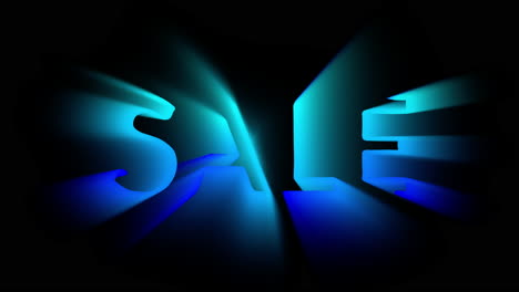 Seamless-loop-searchlight-SALE-sign-animation-TWENTY-SECONDS-BLUE-WHITE