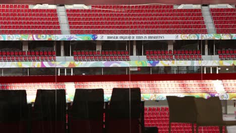 Extreme-long-shot-of-empty-seats-in-the-Mane-Garrincha-Stadium