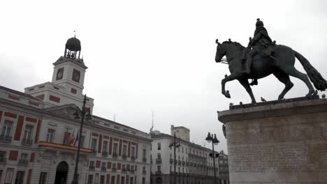 Puerta-del-Sol-with-statue-of-Carlos-III