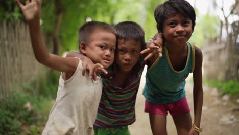 three-little-burmese-children-looking-into-the-camera