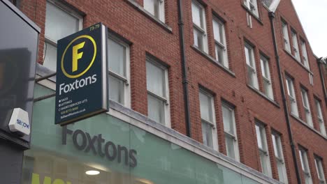Foxtons-Estate-Agents-office-sign-in-London