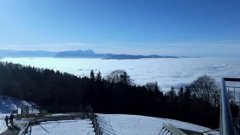 Mar-De-Formación-De-Nubes-Durante-El-Invierno-En-Dunsenberg-Austria