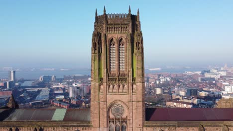 Liverpool-Anglican-cathedral-historical-landmark-aerial-building-city-landscape-orbit-right