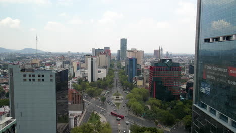 Aerial-view-of-most-important-cross-in-Mexico-city