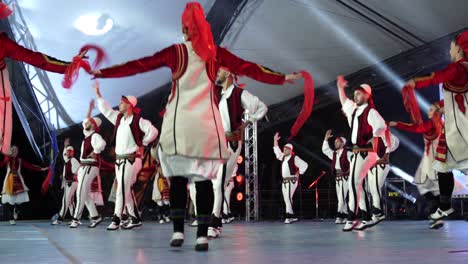 Kosovo-National-Folk-Song-and-Dance-Ensemble-performing-on-International-Festival