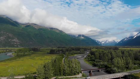 4K-Video-of-Snowcapped-Mountains-and-Glacier-in-Alaska