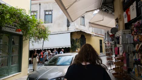 treet-Cafe-Old-town-People-seated-walking-ouside-in-alley-at-Plaka-district