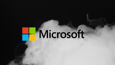 Illustrative-editorial-of-Microsoft-icon-appearing-when-smoke-flies-over