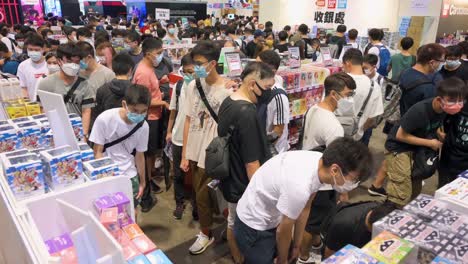 Visitors-purchase-merchandise-during-the-Anicom-and-Games-ACGHK-exhibition-event-in-Hong-Kong