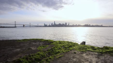 Scenic-vies-of-the-Bay-Bridge-and-San-Francisco-cityscape