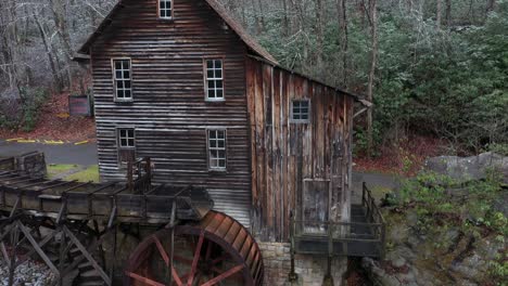4K-Aerial-of-Grist-Mill-WV