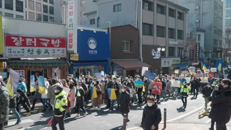 Massiver-Protest-Gegen-Die-Russische-Invasion-In-Der-Ukraine-In-Seoul