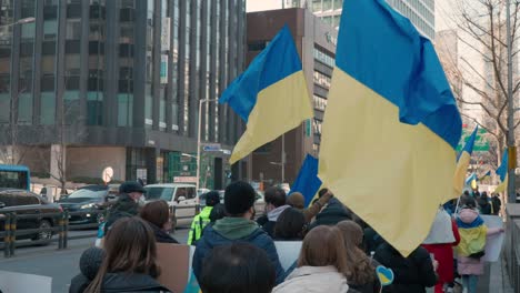Protestmarsch-Der-Ukrainer-In-Seoul-Gegen-Die-Russische-Intervention-In-Der-Ukraine