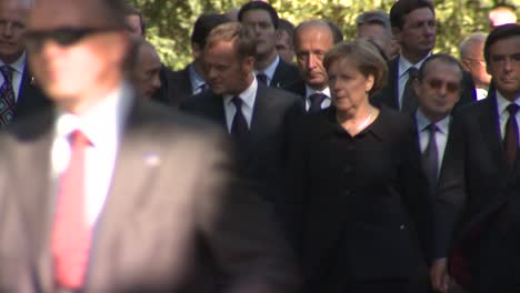 Leaders-of-over-20-states-including-Vladimir-Putin,-Angela-Merkel,-Francois-Fillon-and-Donald-Tusk-at-the-main-ceremony-to-commemorate-the-beginning-of-WWII-on-the-Westerplatte-peninsula-in-Gdansk