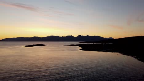 Drone-shot-taken-in-a-coast-of-Norway-Island-Vannoya