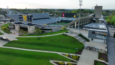 West-Virginia-University,-WVU-football-stadium