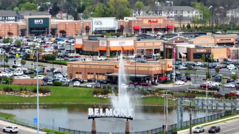Retail-shopping,-Belmont-retail-stores-and-restaurants