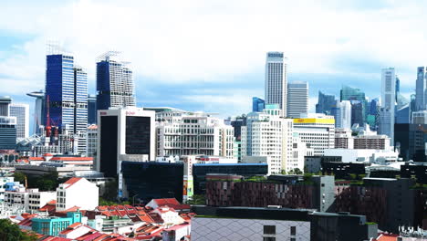 Footage-overlooking-the-Little-India-area-and-the-business-district-of-Singapore