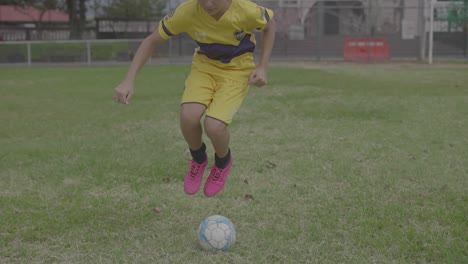 boy-training-soccer-with-ball