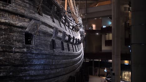 The-Preserved-Century-Ship-Of-Vasa-In-A-Maritime-Museum-In-Stockholm,-Sweden