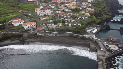 Moody-cliffs-and-beach-views-in-Madeira