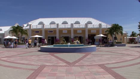 Grand-Turk-Cruise-Center-Shops-for-tourists,-Turks-and-Caicos-islands