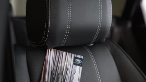 stitching-detail-on-driver's-leather-seat,-on-new-land-rover-velar-luxury-modern-car