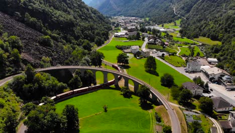 Aerial:-train-in-Brusio-spiral-viaduct