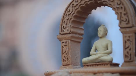 Jain-Temples-and-shrines-on-Mount-Satrunjaya-near-Palitana,-Gujarat