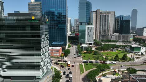 Amegy-Bank-and-Rolex-Headquarters-office-buildings-in-Dallas-Texas