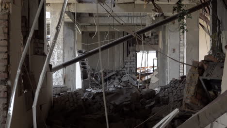 Inside-a-destroyed-top-floor-hallway-of-the-Admiral-Makarov-National-University-of-Ship-Building-where-four-Russia-missiles-struck-destroying-several-floors-during-the-Ukraine-war