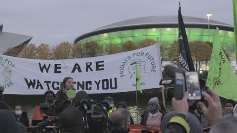 Climate-protests-outside-of-the-COP26-meetings-in-Glasgow