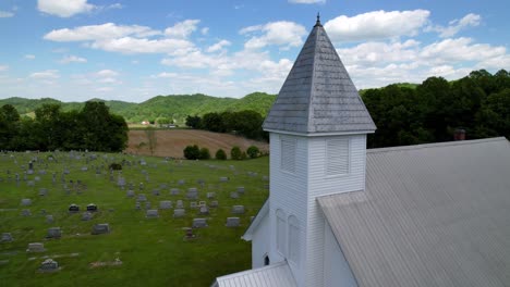 Langsame-Umlaufbahn-Um-Die-Kirchenkapelle-In-Der-Nähe-Von-Damaskus-Und-Abingdon,-Virginia