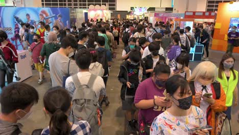 Hundreds-of-visitors-and-participants-dressed-up-cosplayers-queue-in-line-at-the-Ani-com-and-Games-ACGHK-exhibition-event-in-Hong-Kong