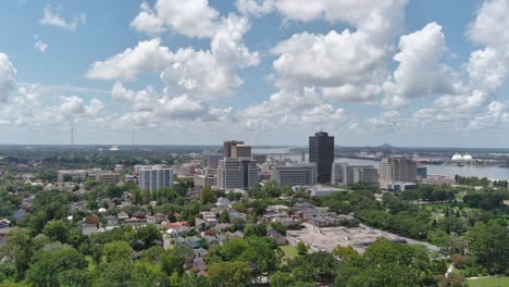 Aerial-of-Baton-Rouge-cityscape