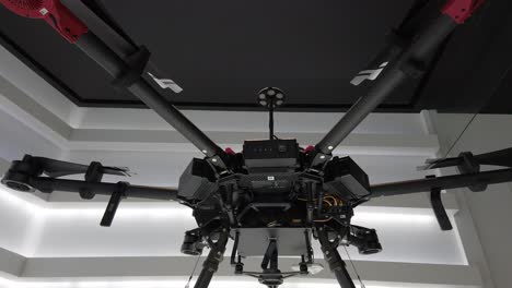DJI-Matrice-multicopter-drone-on-display-at-DJI-flagship-store,-downtown-Hon-Kong