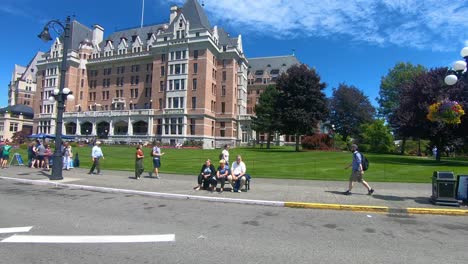 POV-Driving-by-the-Fairmont-Empress-Hotel