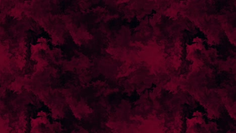 Beautiful-animation-of-dark-red-oil-paint,-cloud-abstract-moving-towards-left