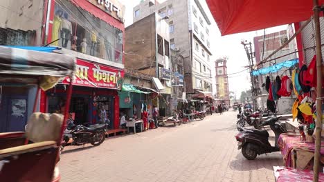 Shops-remain-closed-near-tower-chowk-during-covid-19-crisis-at-Baidyanath-Dham,-Deoghar