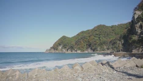 Amarube-coastline-in-Hyogo-Prefecture,-Japan