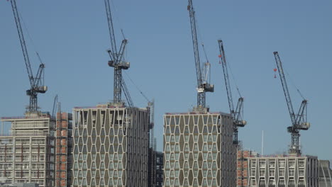 London-Building-Skyline-With-Construction-Cranes