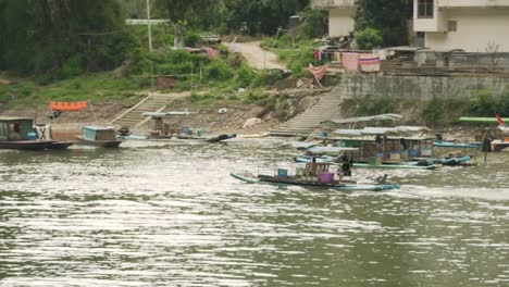 Boote-Auf-Dem-Li-Fluss,-Guilin,-China