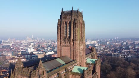 Liverpool-Anglican-cathedral-historical-attraction-landmark-aerial-city-skyline-left-orbit