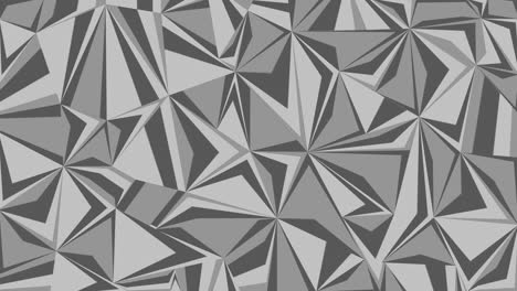 Abstrakte-Geometrische-Schleifenhintergrundformen,-Animation,-Grautöne