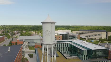 Slow-Aerial-Shot-of-Marston-Water-Tower