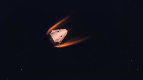 Space-Capsule-Reentry-in-the-Atmosphere
