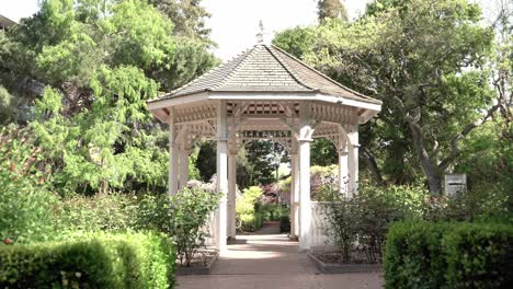 Beautiful-gazebo-structure-in-the-park-in-a-spring-day